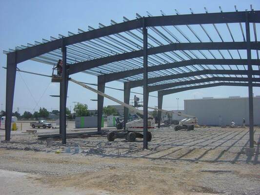 Tapered Column Primary Steel Frames Q355B Q460 Steel High Strength Framing