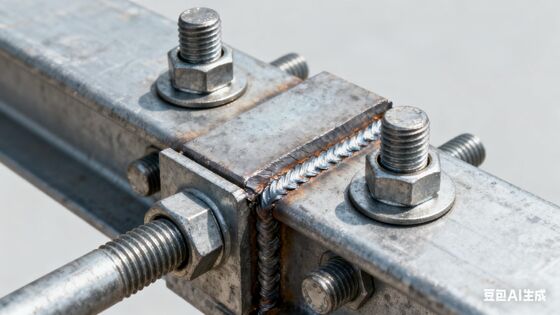 Hybrid Bolt Welded Connection Joint For Large Span And Heavy Load Public Buildings