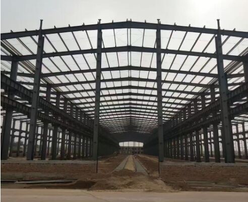High Durability Primary Steel Frame Custom Size Construction Using Steel Beams