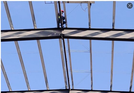 Anti Corrosion Building Construction Steel Beams Welding Install Environmentally Friendly