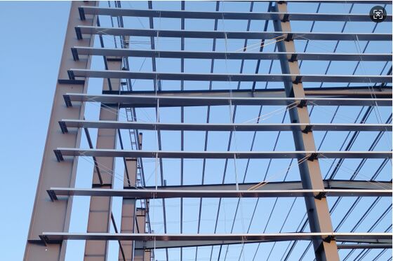 Anti Corrosion Building Construction Steel Beams Welding Install Environmentally Friendly