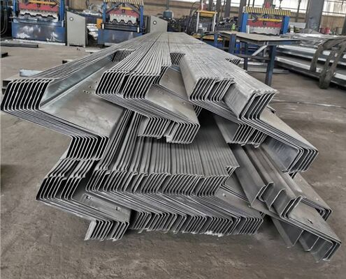 High Load Bearing Capacity Galvanized Steel Beam Rust Proof For Strong Structure