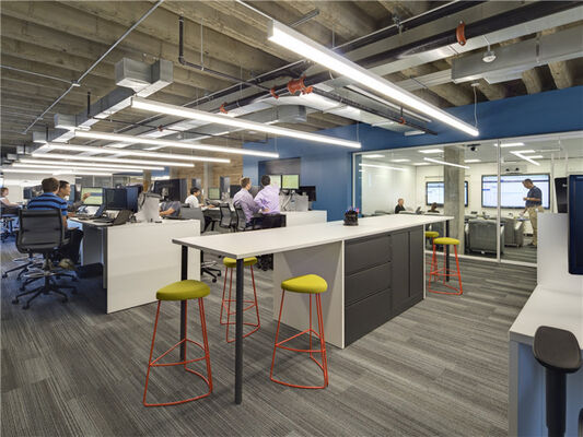 Modular Design Steel Framed Office Buildings Earthquake Resistance Open Plan