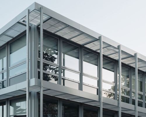 Fixed Modular Steel Structure Office Building Metal Frame Commercial Buildings Wind Resistant