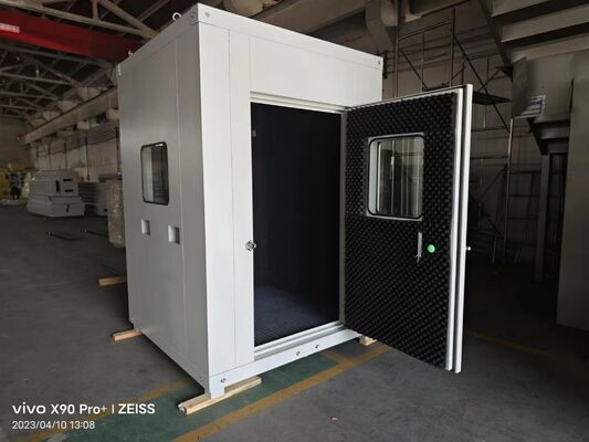 Soundproof Modular Steel Structure Office Steel Frame Buildings Corrosion Resistance