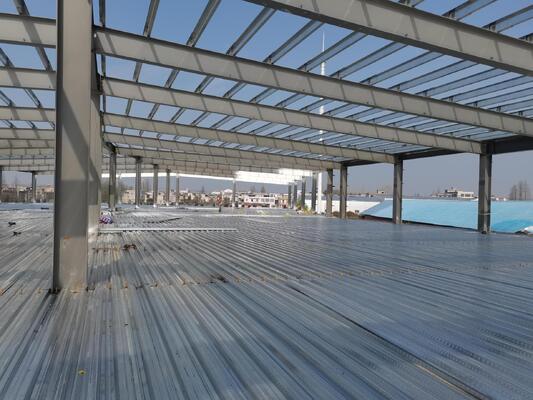 Customized Modular Steel Structures Metal Office Warehouse Buildings Fast Assembling