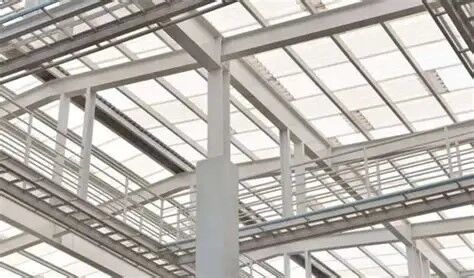 Fire Resistant Modular Steel Frame Construction Office High Safety Anti Wind