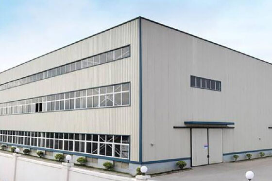 Rigid Frame Modular Steel Structure Building Warehouse Medium Sized Quick Assembled