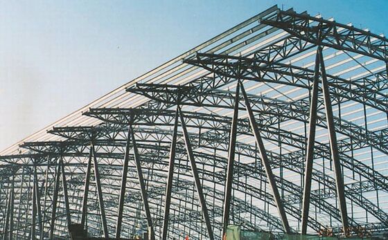 Long Span Bracing Steel Frame For Large Span Buildings And Infrastructure