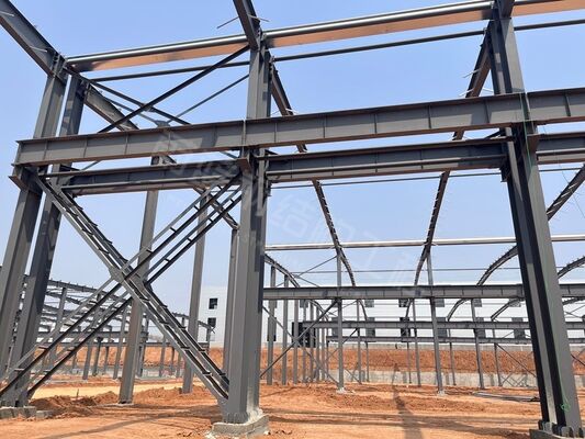 High Stiffness X Bracing Frame Symmetric Structural System Seismic Resilience