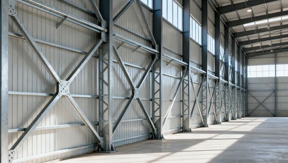 Anti Wind Lateral Bracing Frame Metal Bracing Framing For Multi Story Buildings