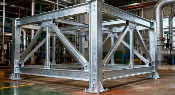 Corrosion Resistant Bracing Steel Frame Seismic Resistance Structural System
