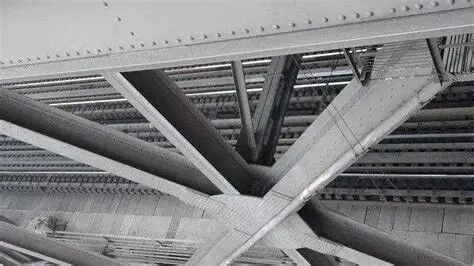 Q460 Steel Truss Gusset Plate Connection Joining Solution For Truss Structures