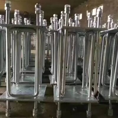 Q355B High Strength Embedded Steel Plate Connector For Connecting Steel Structures